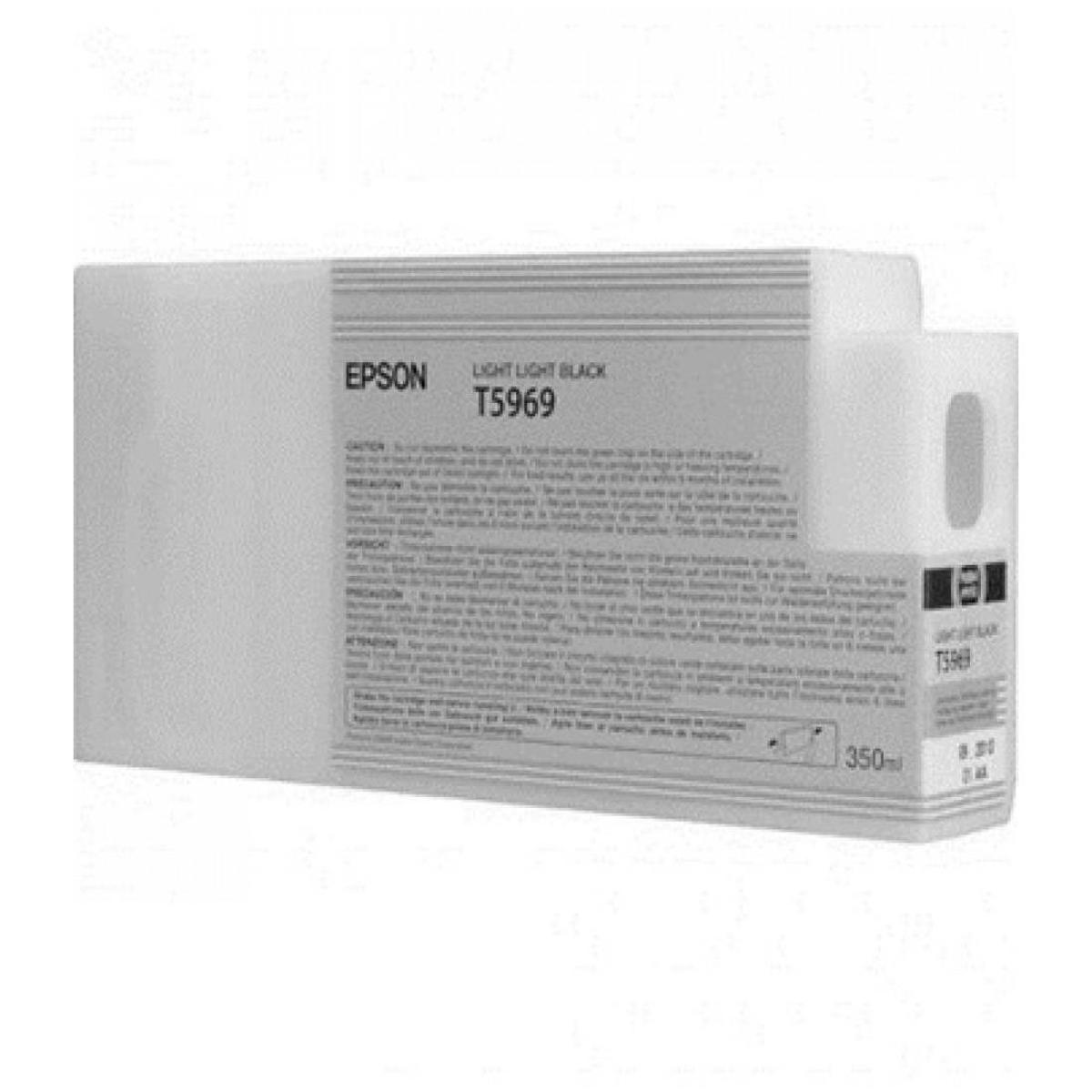 

Epson T596900 HDR 350ml Lt Light Black Resin Pigment Ink, f/7890/7900/9890/9900
