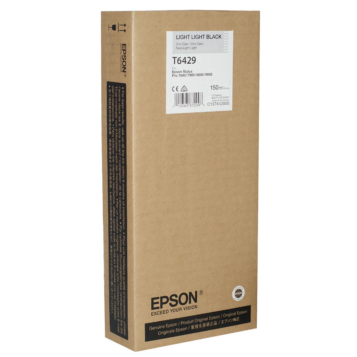 Image of Epson T642900 UltraChrome HDR Light Light Black Ink
