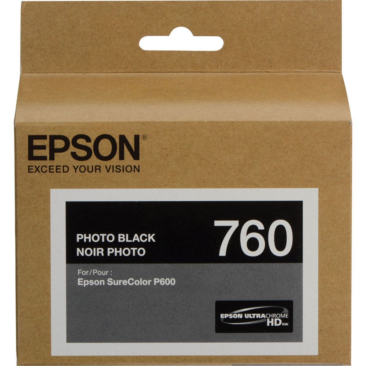 

Epson T760 Ultrachrome HD Ink Cartridge, Photo Black