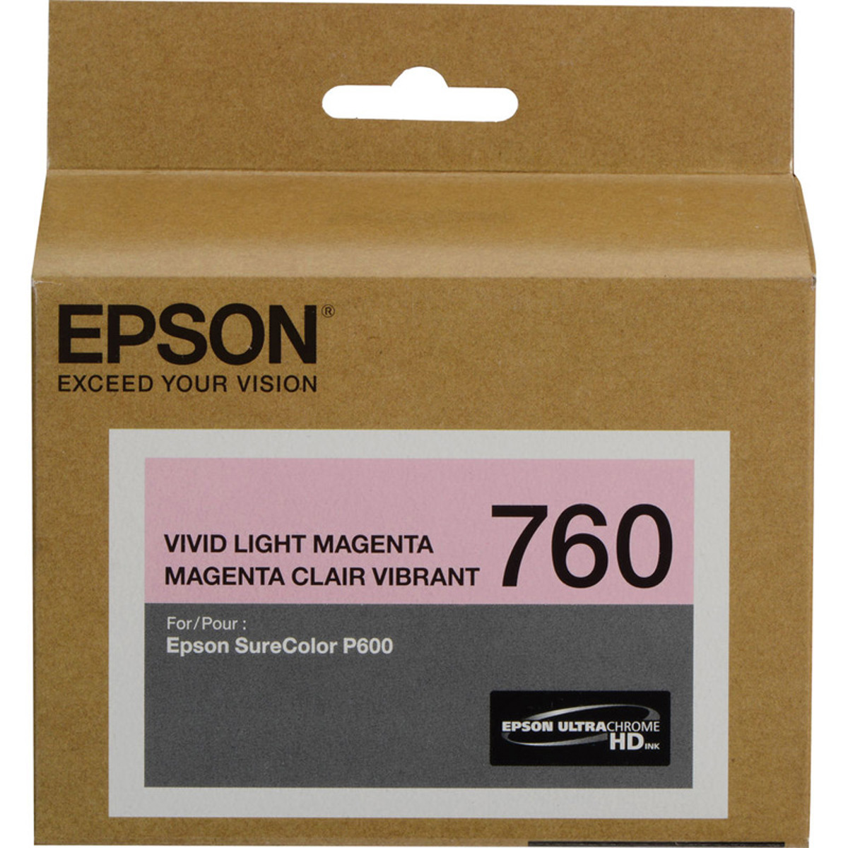 

Epson T760 Ultrachrome HD Ink Cartridge, Vivid Light Magenta