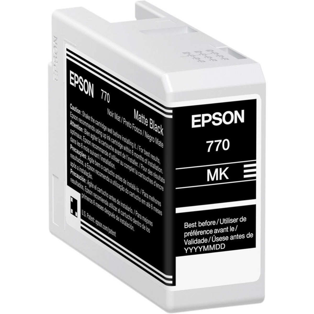 

Epson T770 UltraChrome PRO10 Matte Black Ink Cartridge for SureColor P700, 25ml