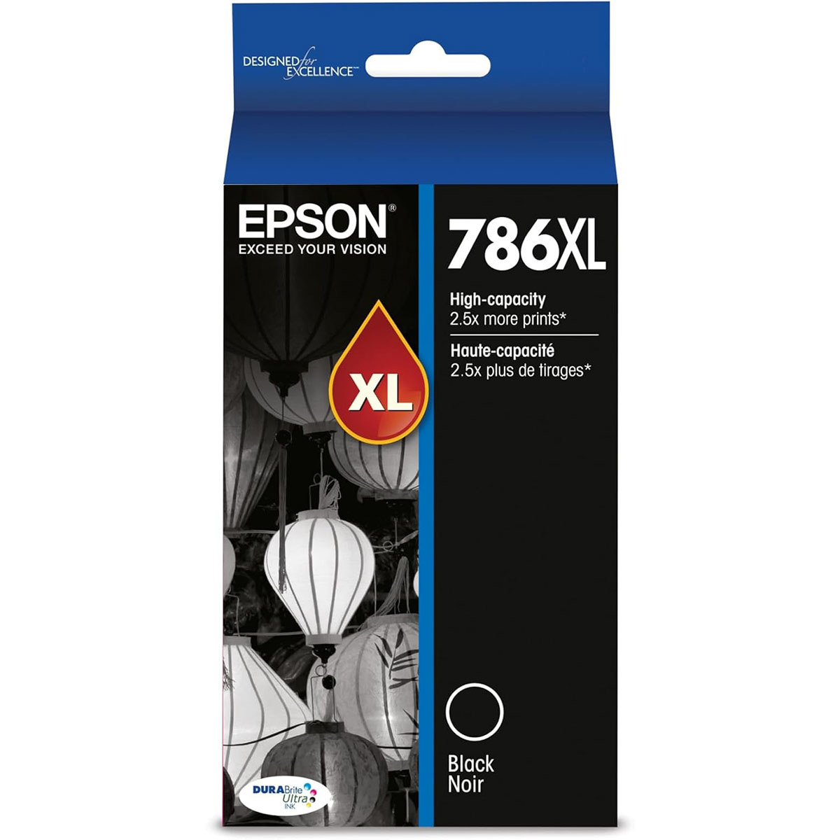 

Epson DURABrite Ultra XL T786XL High Black Ink Cartridge for WorkForce Pro