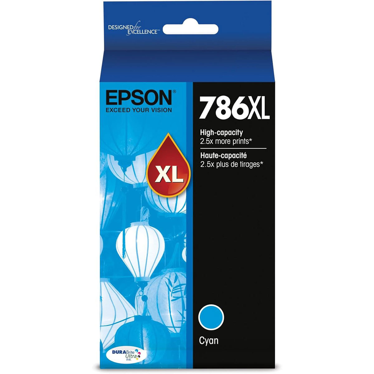 

Epson DURABrite Ultra XL T786XL High Cyan Ink Cartridge for WorkForce Pro