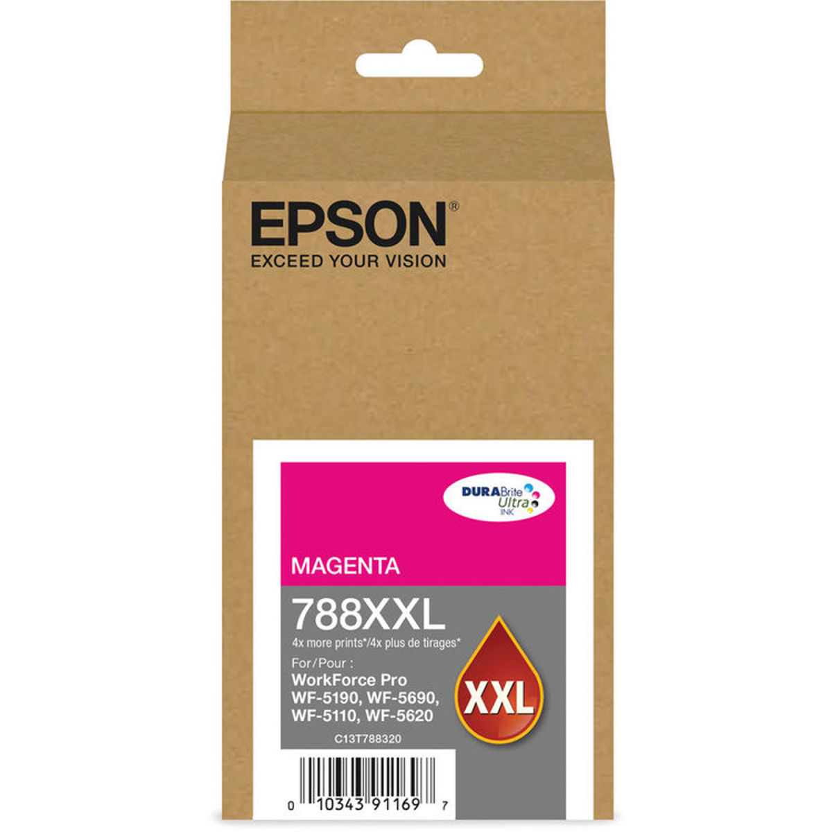 

Epson T788XXL DURABrite Ultra Extra High-Capacity Magenta Ink Cartridge