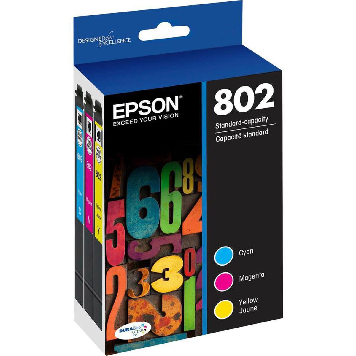 

Epson T802 DURABrite Ultra Ink Cartridge, Cyan