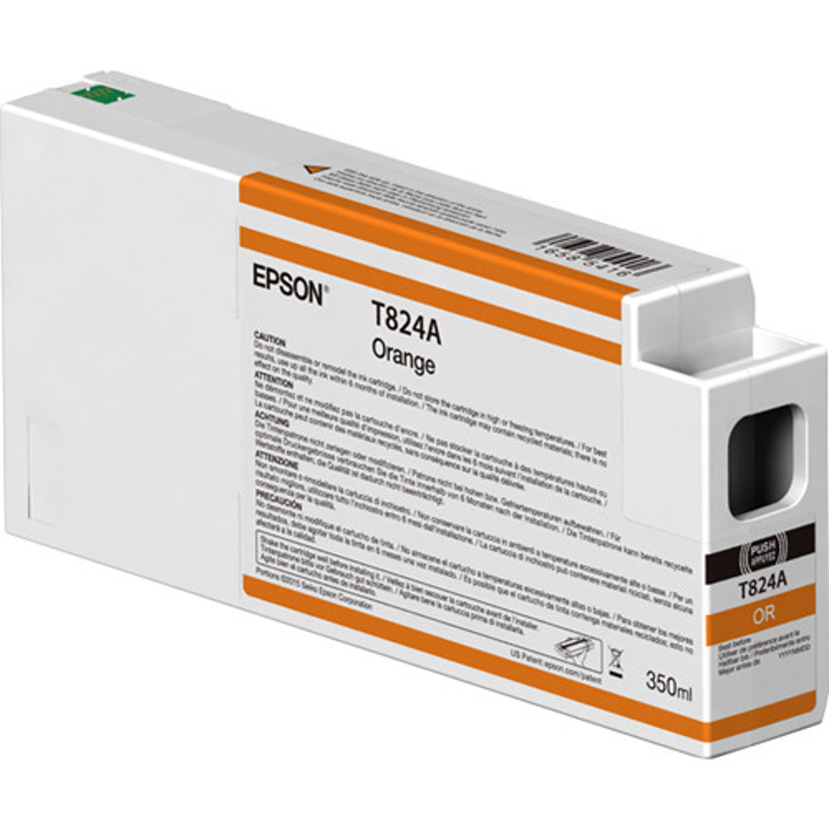 

Epson UltraChrome HDX Orange 350mL Ink Cartridge