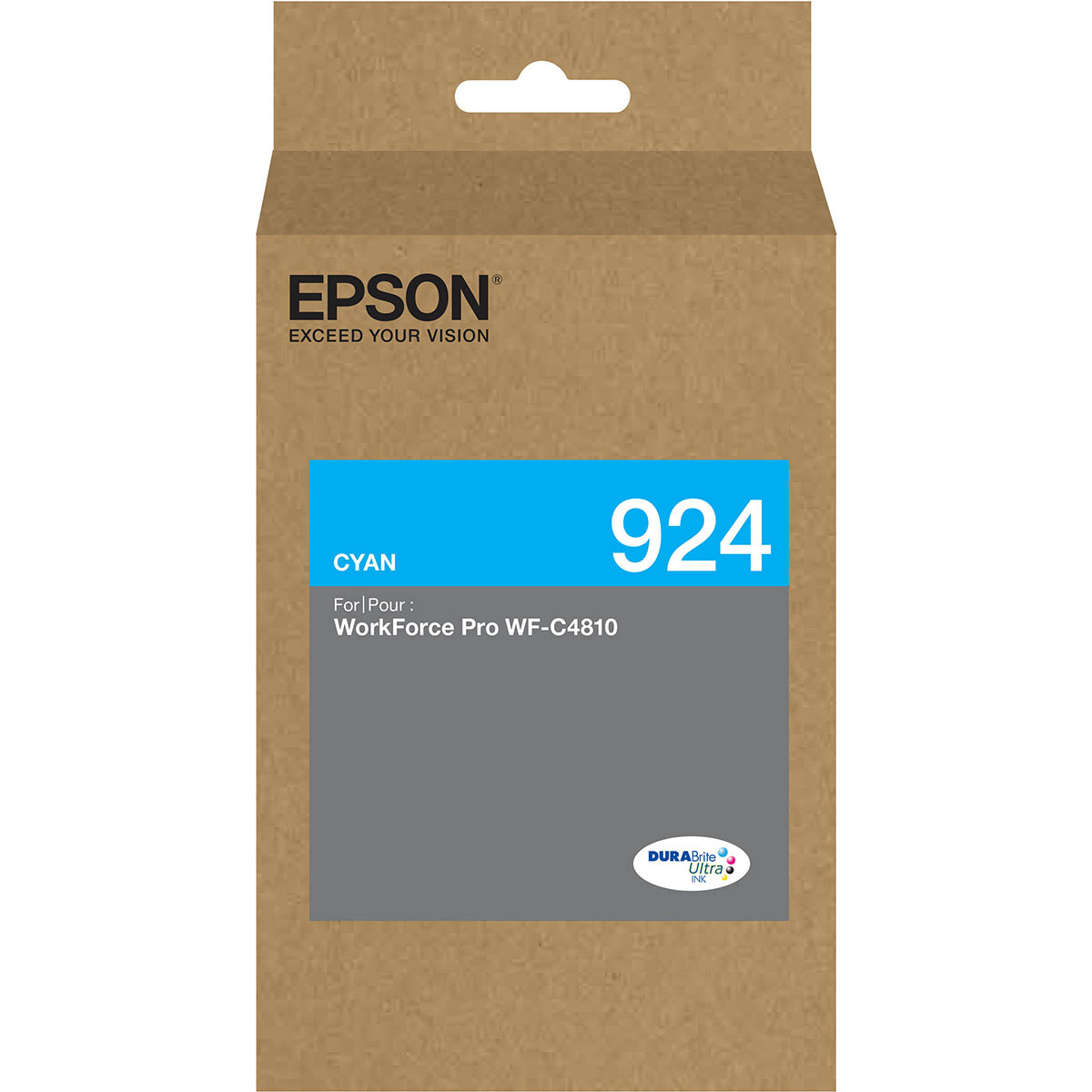 

Epson DURABrite Ultra T924 Standard Capacity Cyan Ink Cartridge for WF-C4810