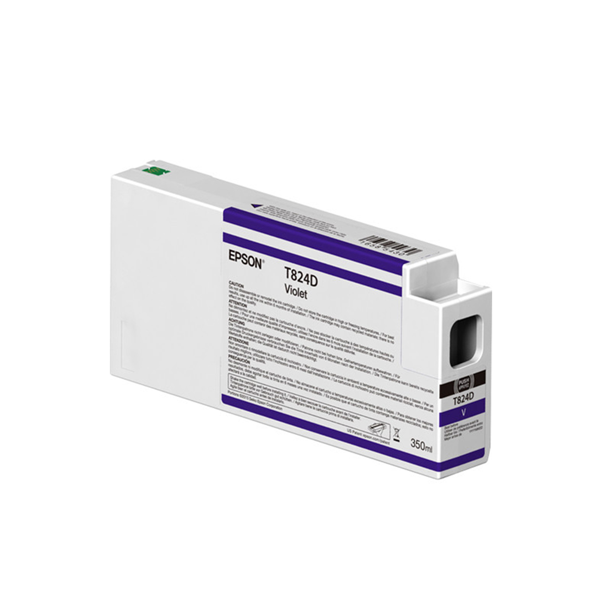 

Epson T824 UltraChrome HD/HDX 350ml High-Capacity Ink Cartridge Violet