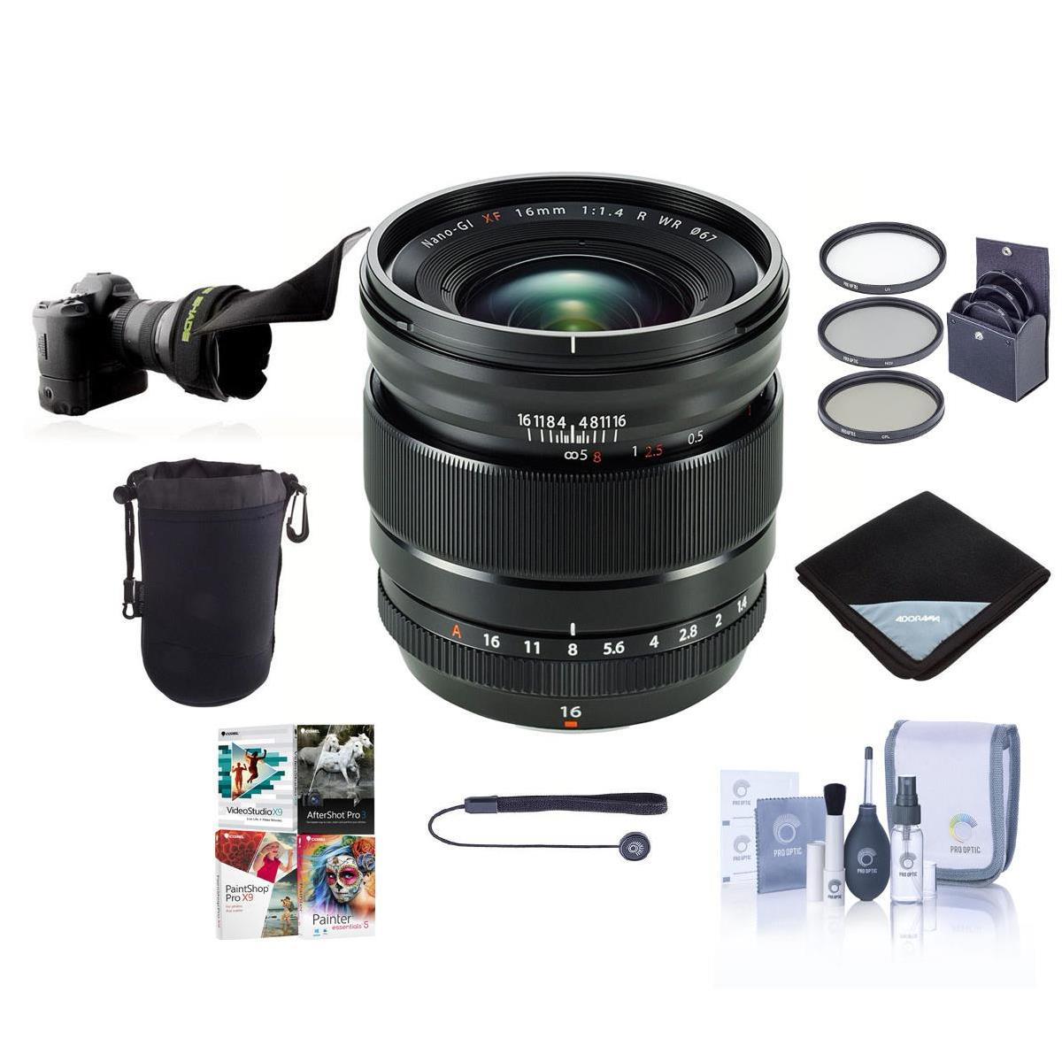 

Fujifilm XF 16-55mm F2.8 R LM WR Lens with Free PC Software & Accessories Kit