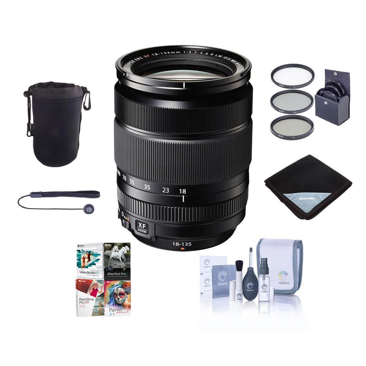 

Fujifilm XF 18-135mm f/3.5-5.6 R LM OIS WR Lens with Free PC Software & Acc Kit