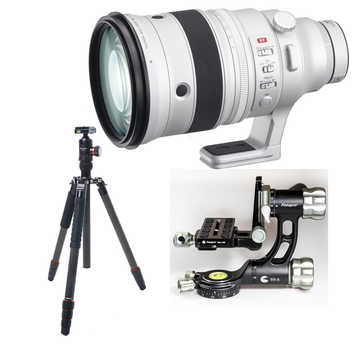 

Fujifilm XF 200mm f/2 R LM OIS WR Lens w/Teleconverter Kit w/X-Go Max Tripod Kit