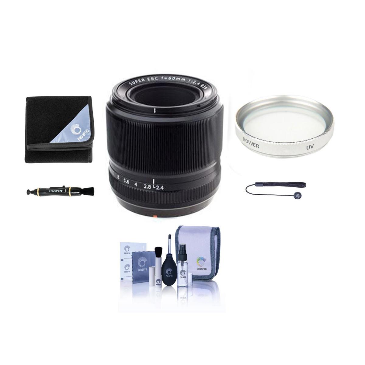 

Fujifilm XF 60mm f/2.4 R Macro Lens with Accessories Kit