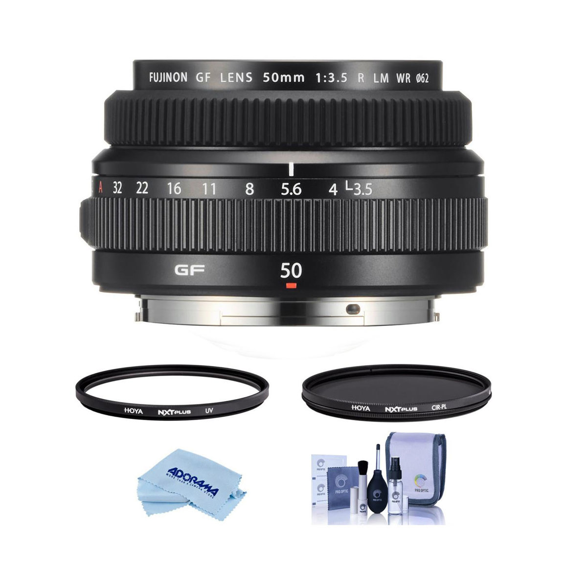 

Fujifilm GF 50mm f/3.5 R LM WR Lens with Filter Kit