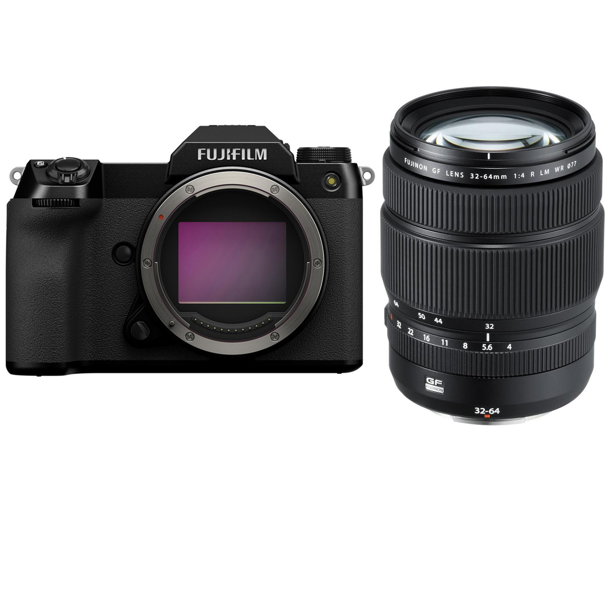 

Fujifilm GFX50S II Medium Format Camera Body with GF 32-64mm f/4 R LM WR Lens