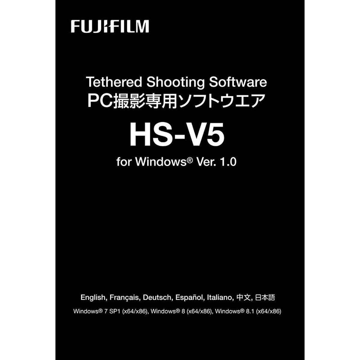 

Fujifilm Hyper-Utility 3 Tethered Shooting Software HS-V5 1.1