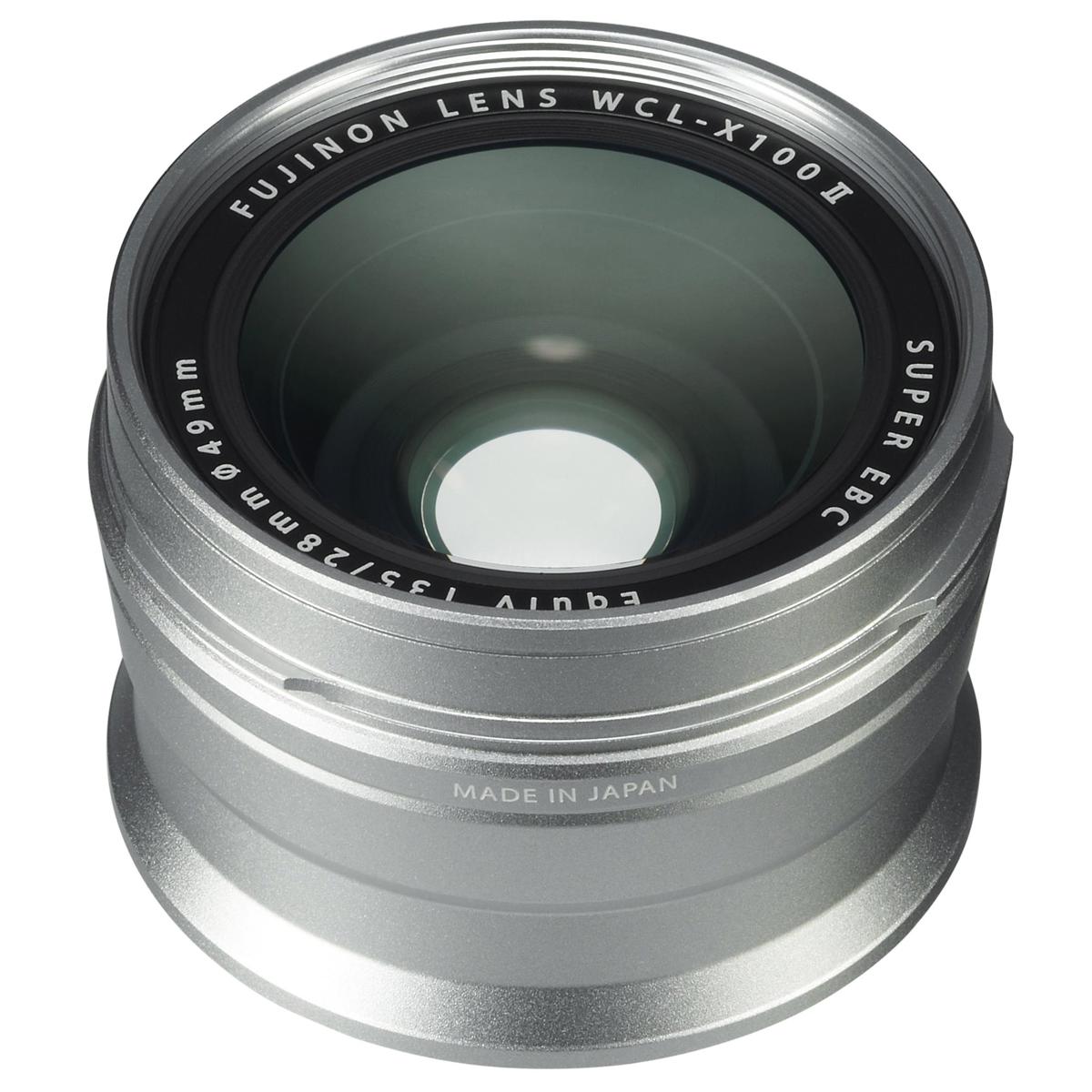 

Fujifilm WCL-X100 II Wide Conversion Lens for X100F Camera, Silver