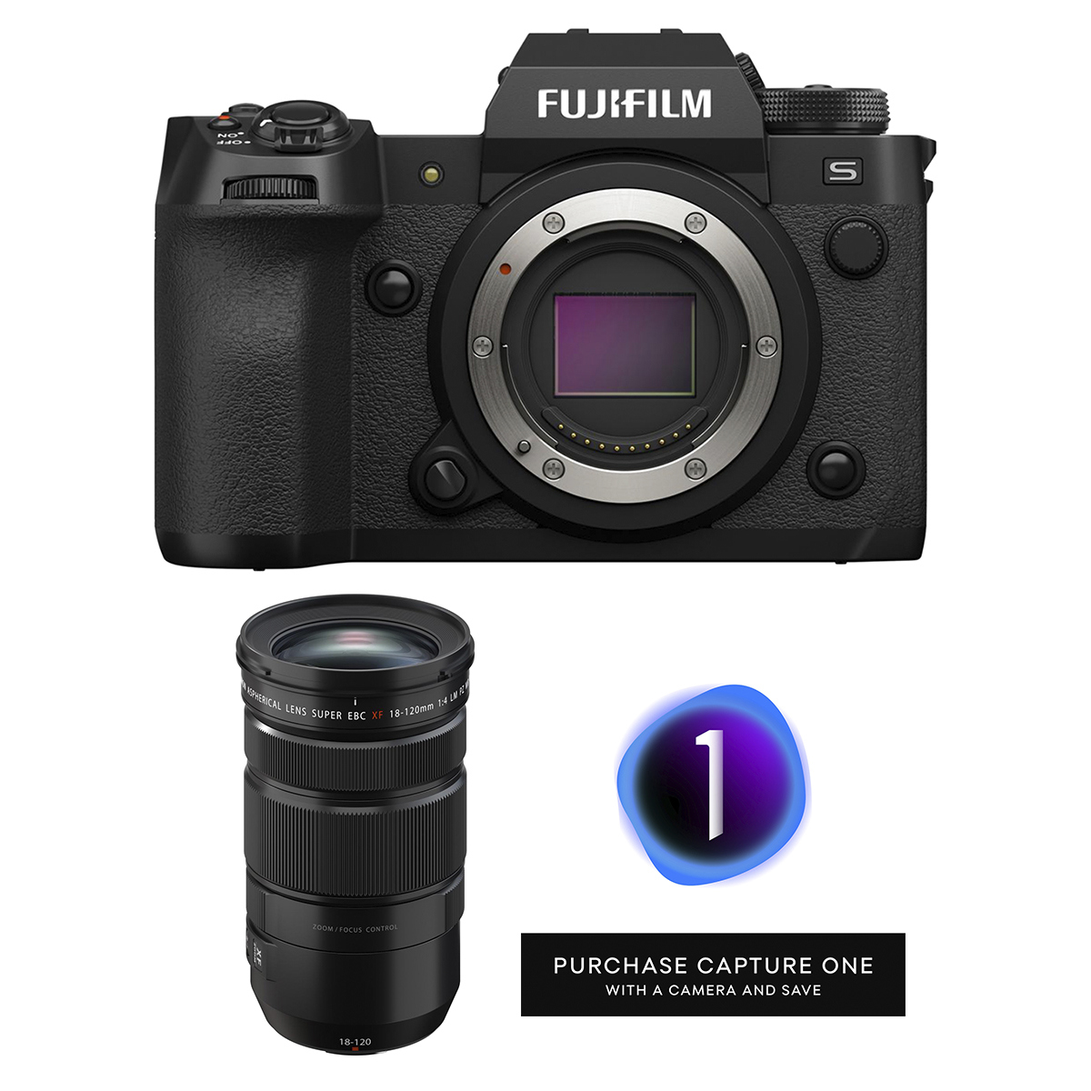 Image of Fujifilm X-H2S Camera w/XF 18-120mm f/4 LM PZ WR Lens