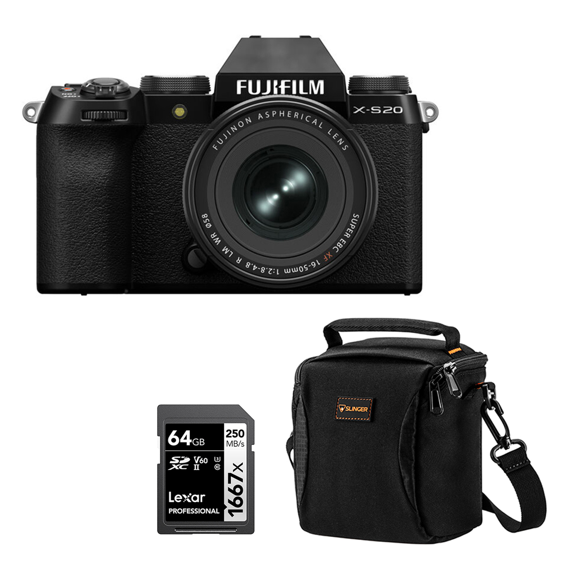 Image of Fujifilm X-S20 Camera w/XF 16-50mm f/2.8-4.8 R LM WR Lens