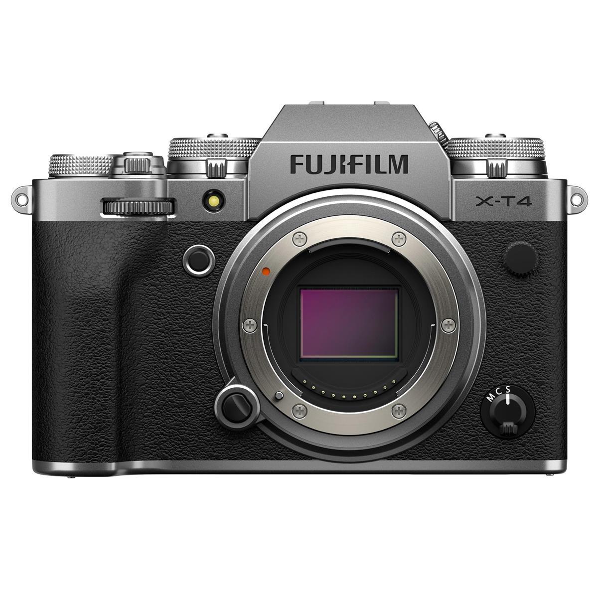 Fujifilm X-T4 Mirrorless Digital Camera Body, Silver