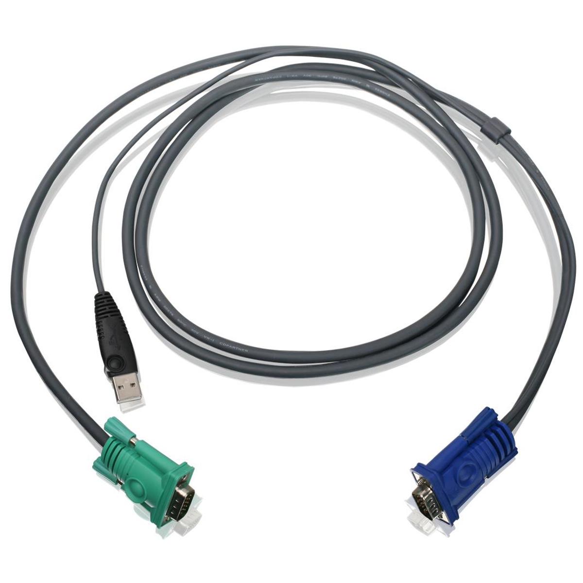 

IOGEAR G2L5202U 6' USB KVM Cable for KVM Switch