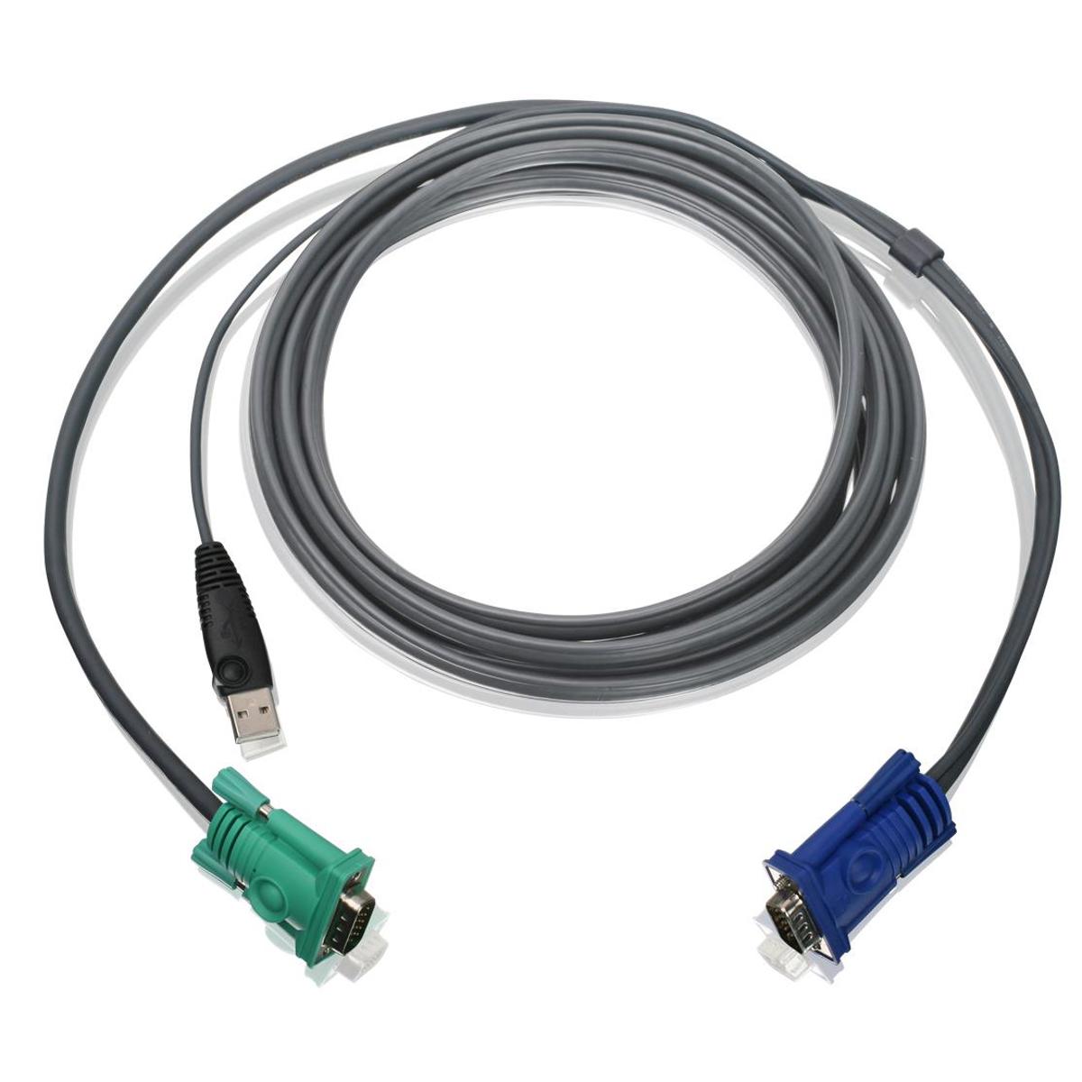 

IOGEAR G2L5203UTAA 10' Bonded Cable with USB and VGA Connections for KVM Switch
