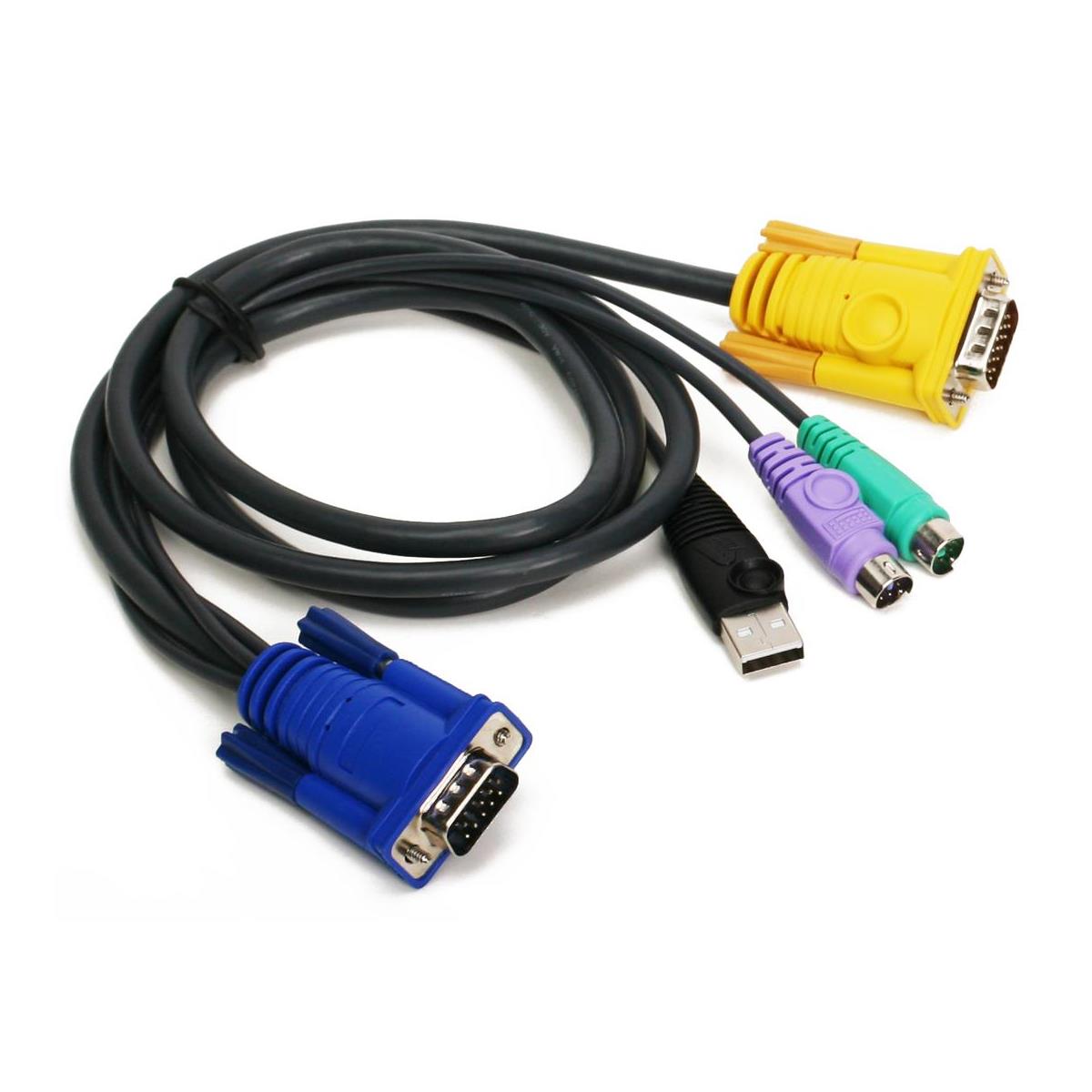 

IOGEAR G2L5302UP 6' PS/2-USB Cable for GCS1722 and GCS1724 KVM Switches