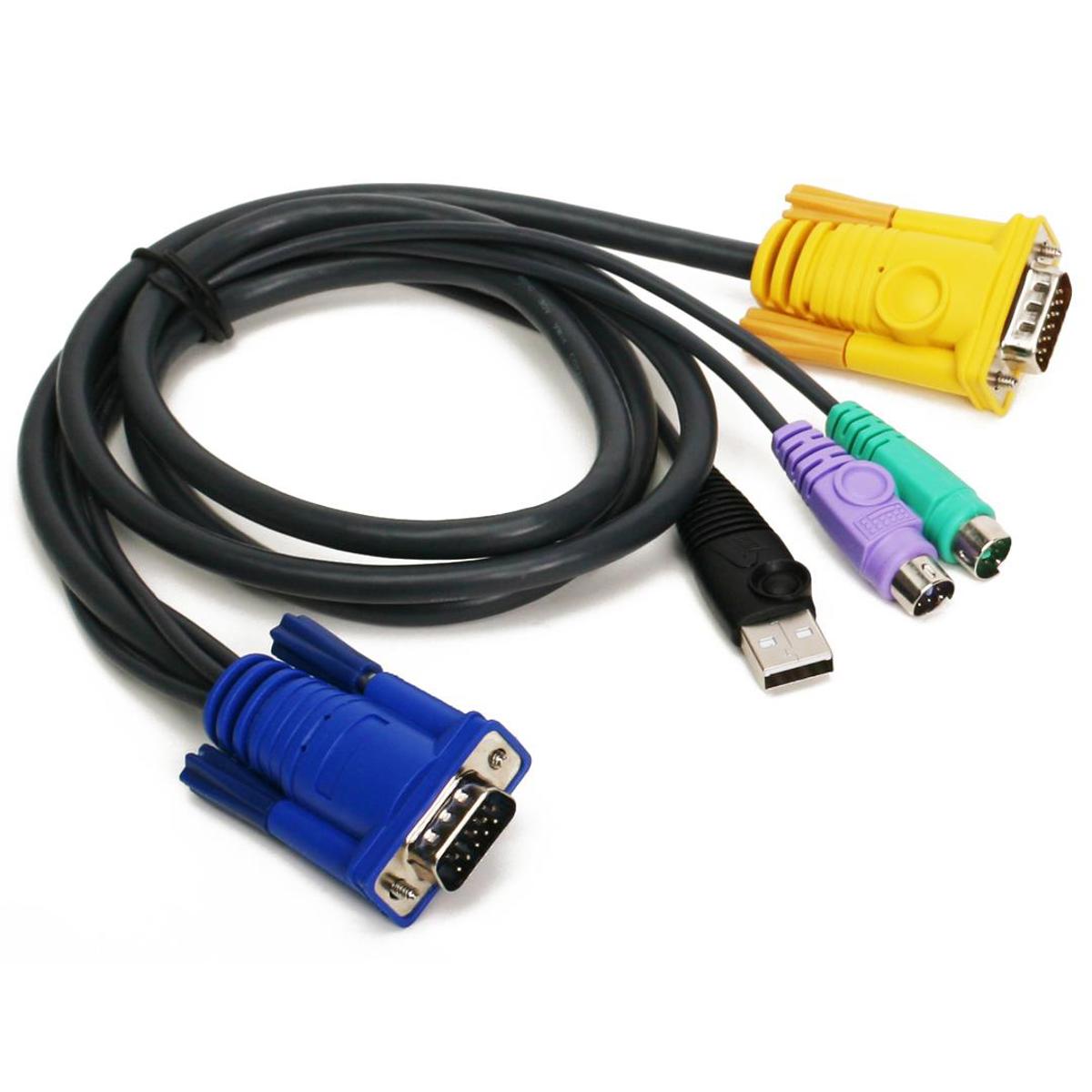 

IOGEAR G2L5302UP 6' PS/2-USB Cable for GCS1722 and GCS1724 KVM Switches