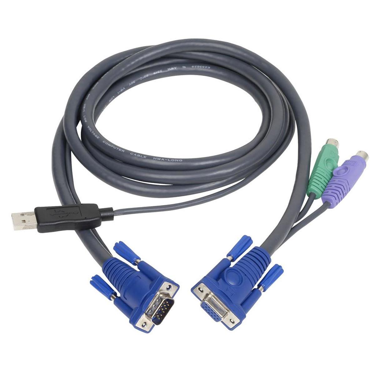 

IOGEAR G2L5502UP PS/2 to USB Intelligent Cable for KVM Switches