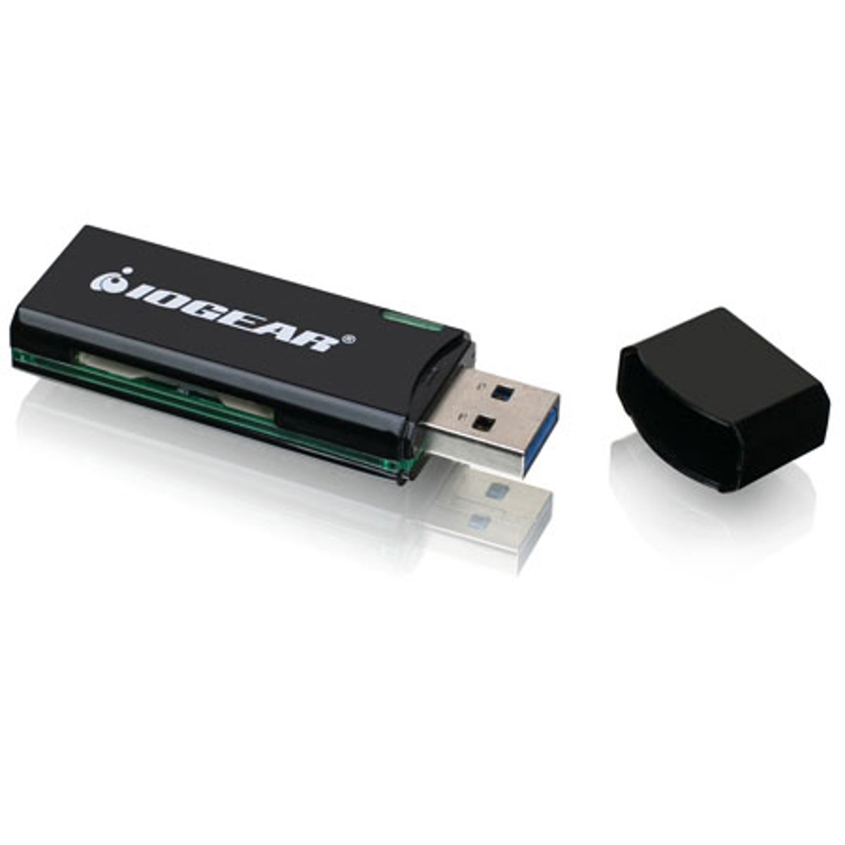 Photos - Card Reader / USB Hub IOGEAR SuperSpeed USB 3.0 SD/Micro SD Card Reader GFR304SD 