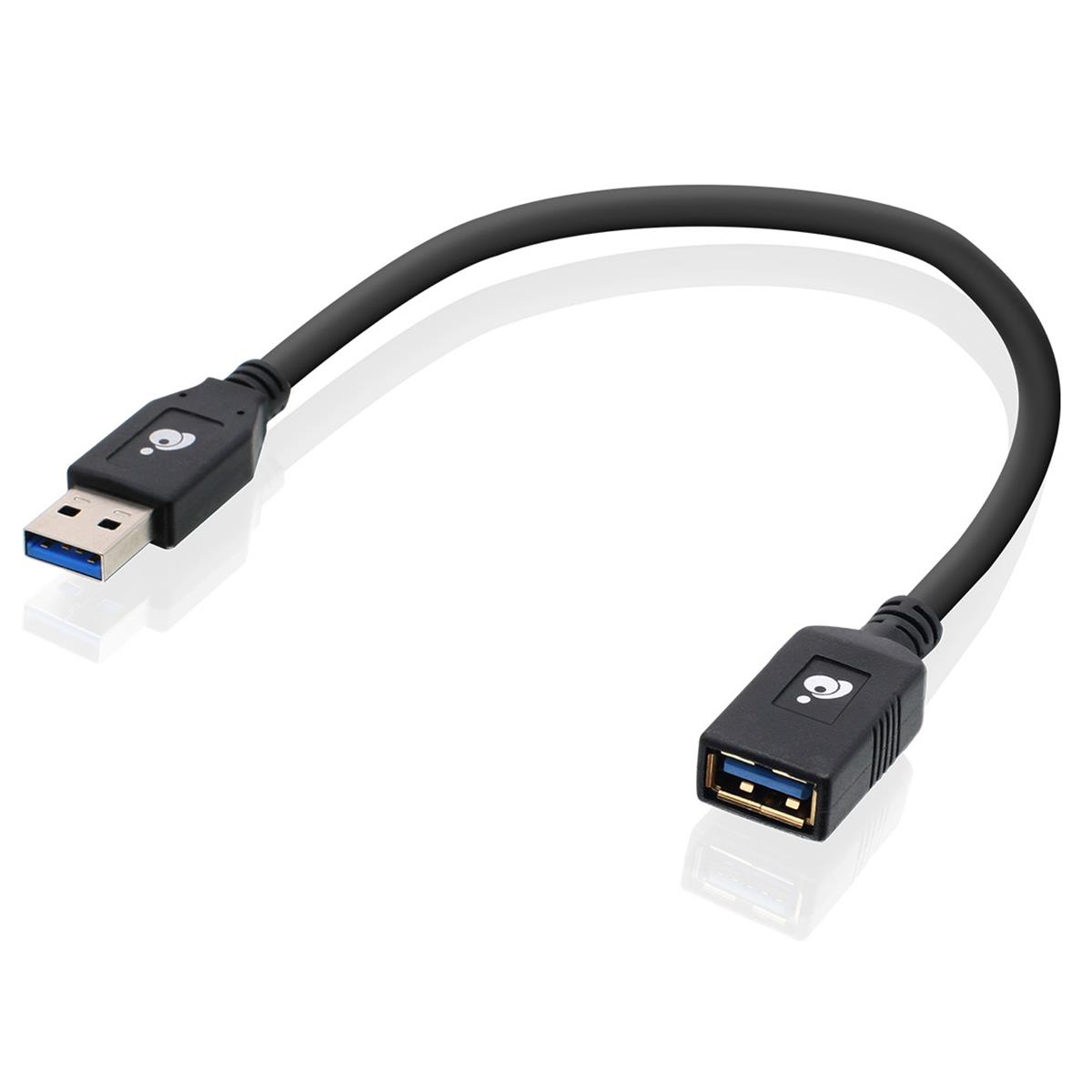 Image of IOGEAR 12&quot; USB 3.0 Male to Female Extension Cable