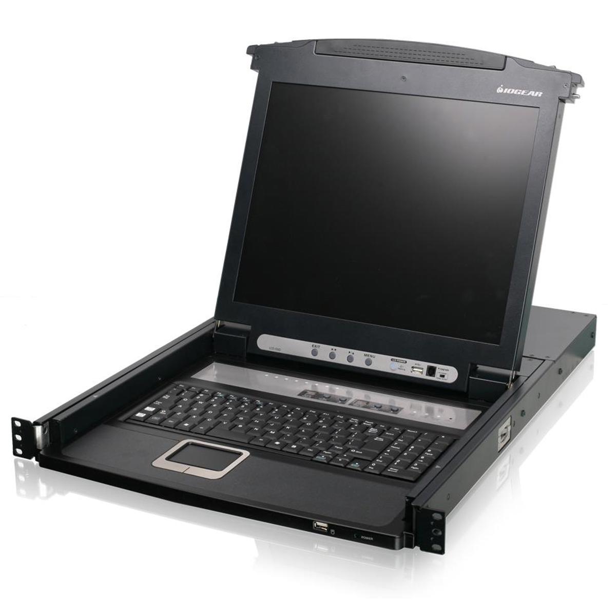 

IOGEAR 8-Port 17" LCD Combo KVM Switch, TAA Compliant, 1 RU