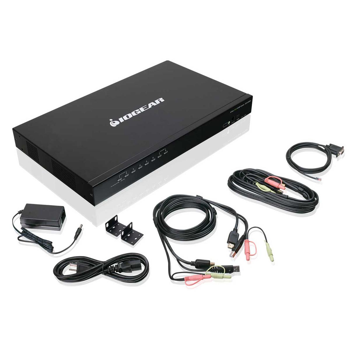 

IOGEAR GCS1808H 8-Port USB HDMI KVM Switch with Audio, TAA
