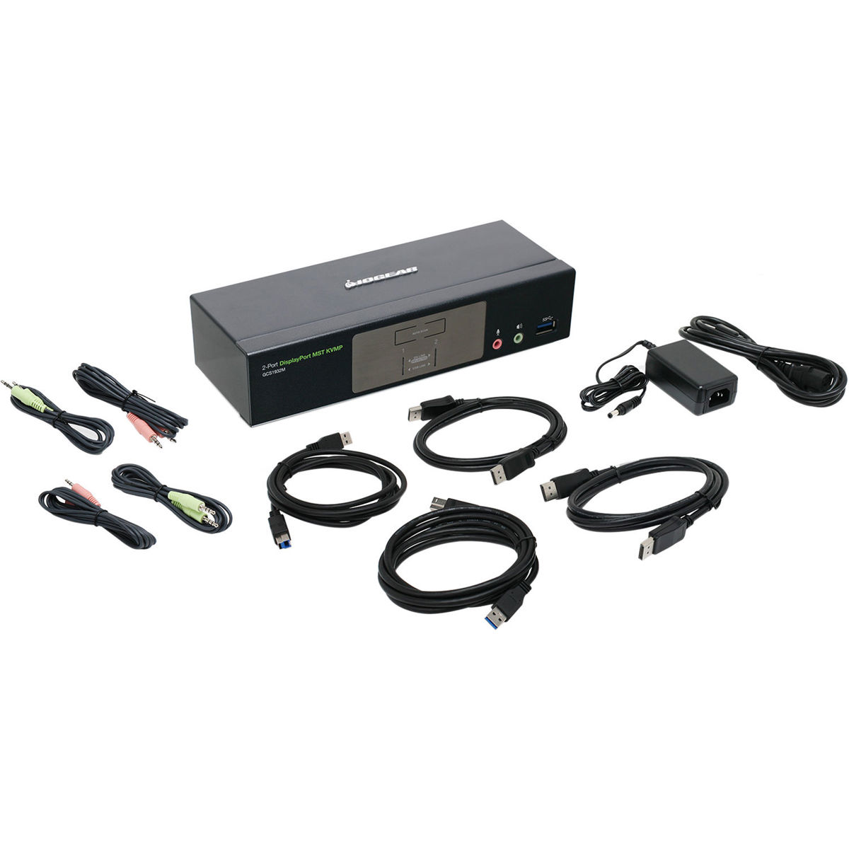 

IOGEAR 2-Port 4K DisplayPort MST KVMP with USB 3.0 Hub and Audio