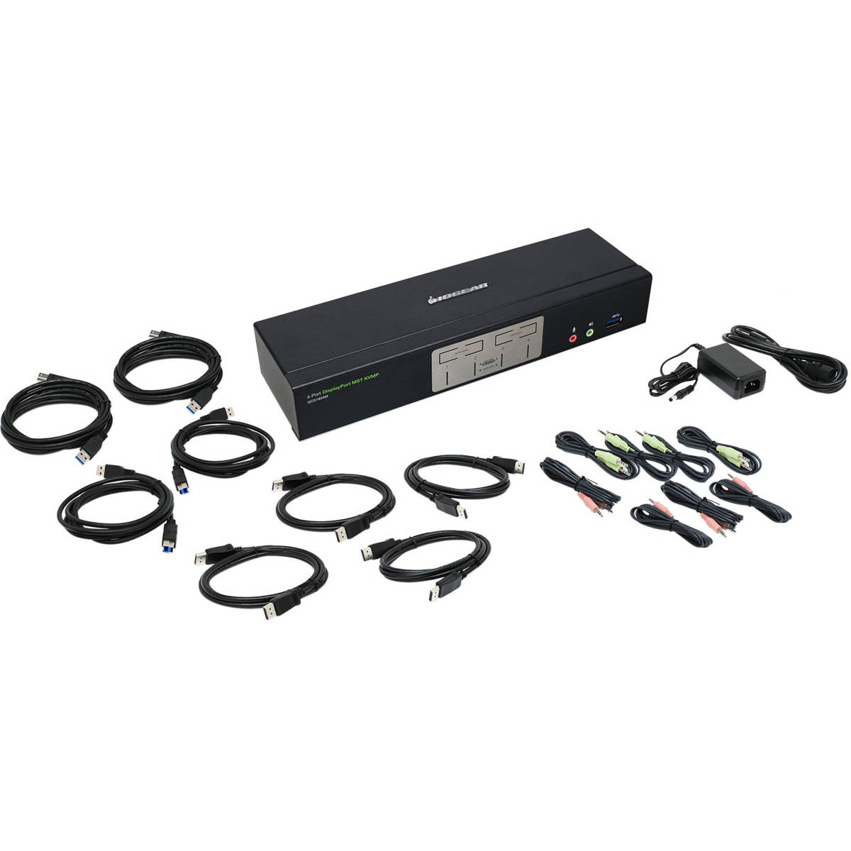 

IOGEAR 4-Port 4K DisplayPort MST KVMP with USB 3.0 Hub and Audio