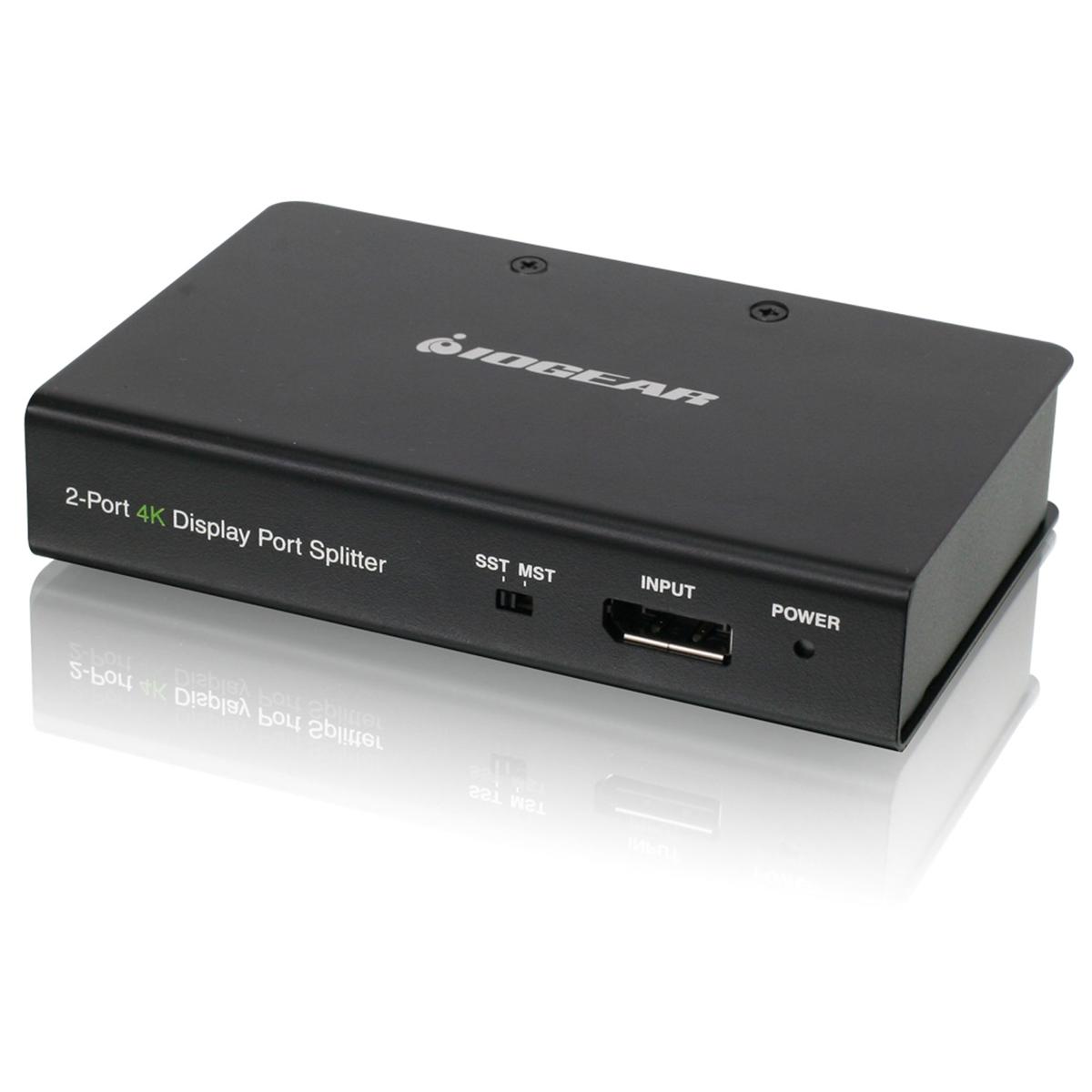 Image of IOGEAR 2-Port DisplayPort 1.2 Cinema 4K Graphics Splitter/Multi-Monitor MST Hub