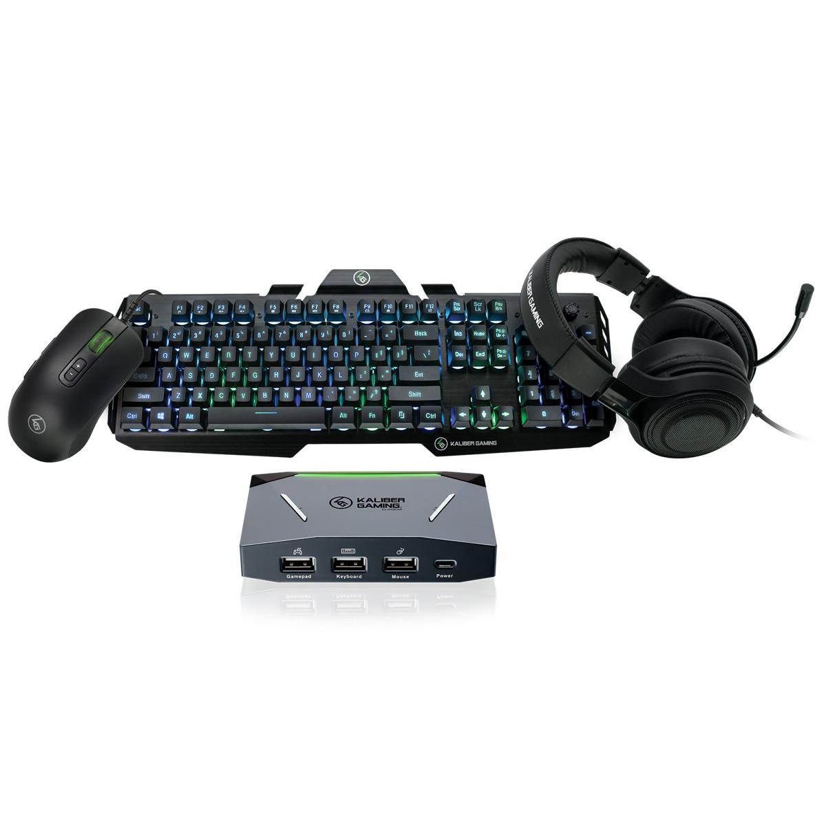 

IOGEAR KeyMander 2 Complete Gaming Bundle w/Keyboard, Mouse & Headphones