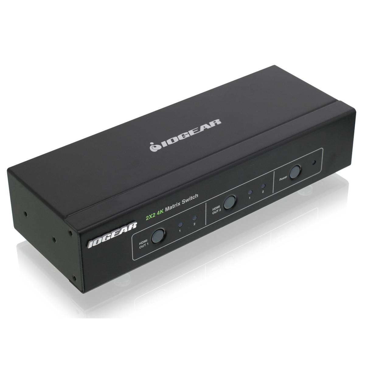 

IOGEAR 2x2 HDMI Matrix Switch with Cinema 4K and RS-232, TAA