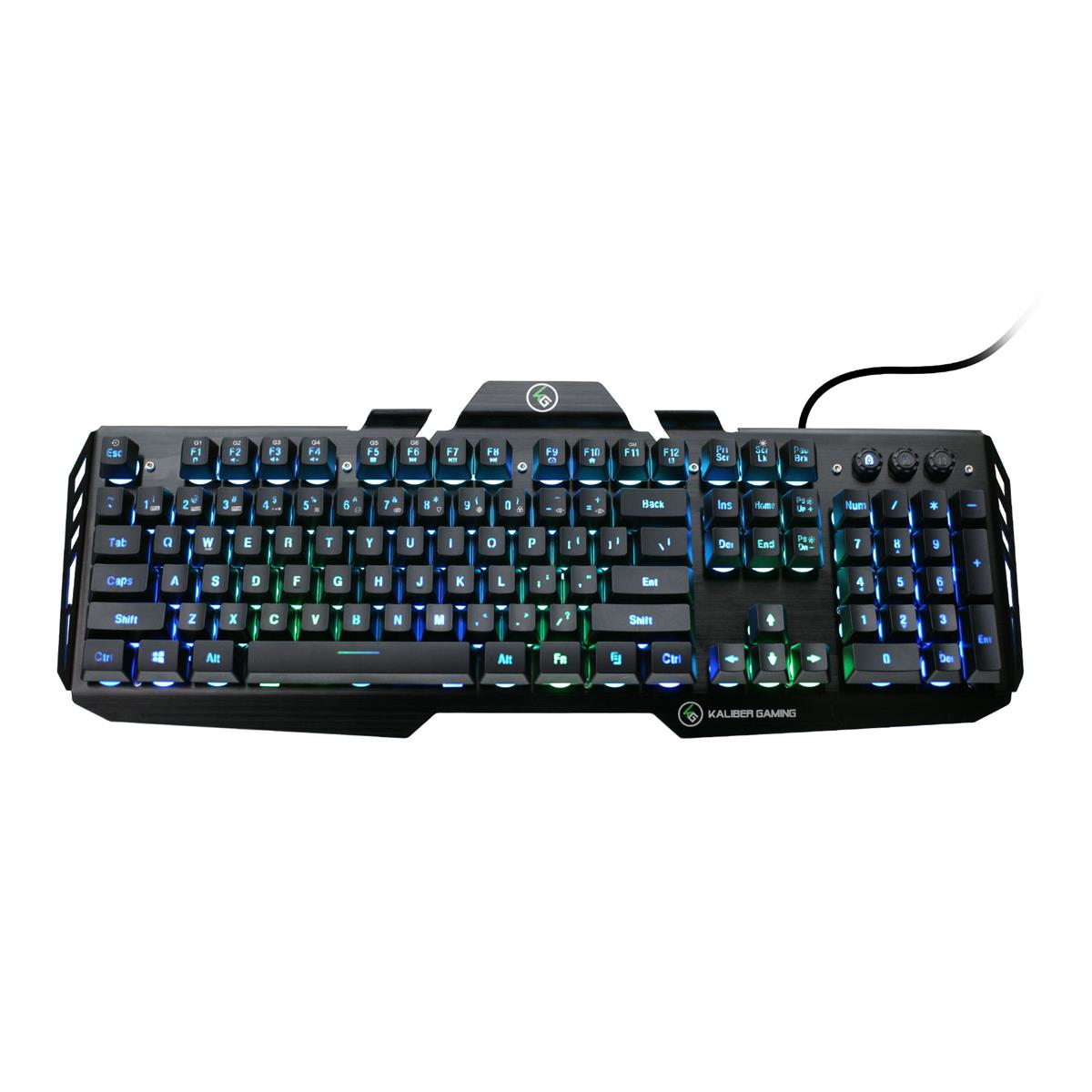 Image of IOGEAR Kaliber Gaming HVER Keyboard with RGB Multi-Zone LED Backlight