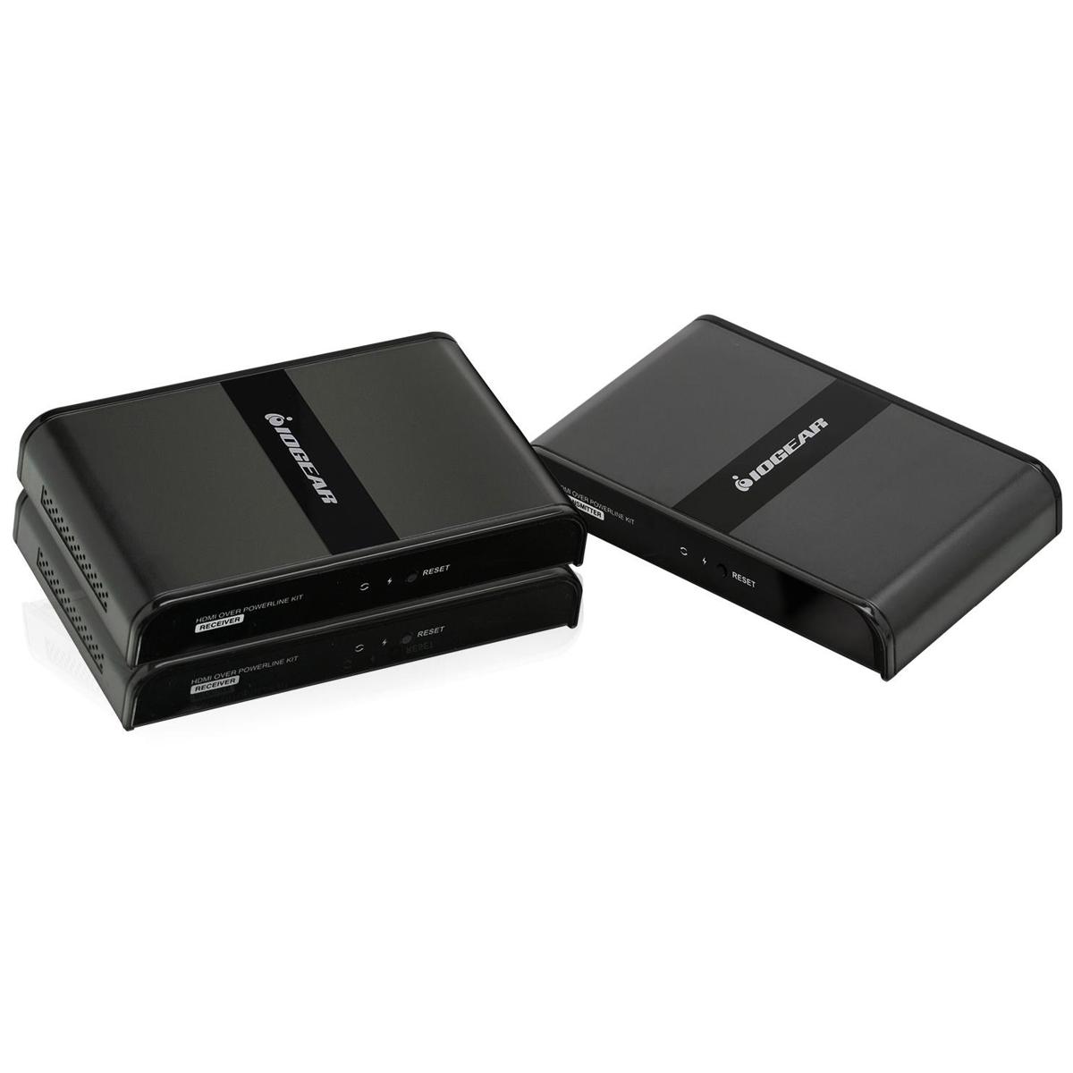 

IOGEAR HDMI Over Powerline Pro Transmitter and Receiver, 1 Additional Receiver