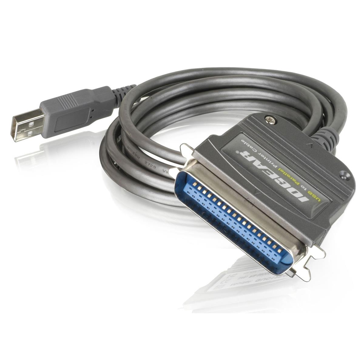 Image of IOGEAR USB-A Male to Parallel IEEE-1284 Printer Adapter