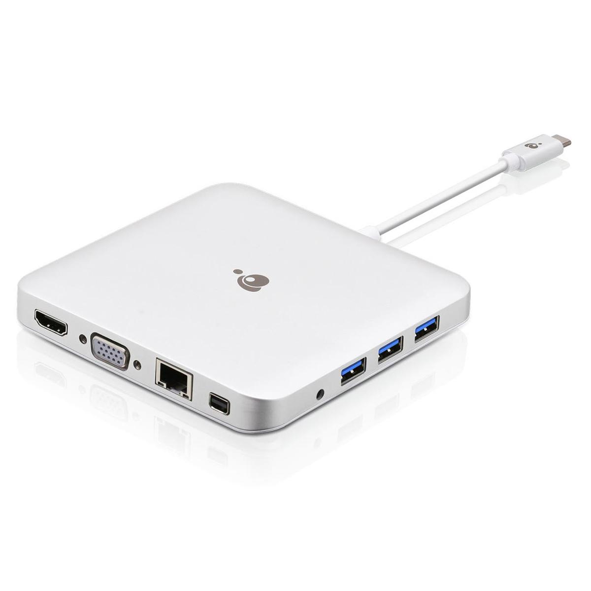 Компактная док-станция IOGEAR USB-C с сквозным подключением PD #GUD3C03