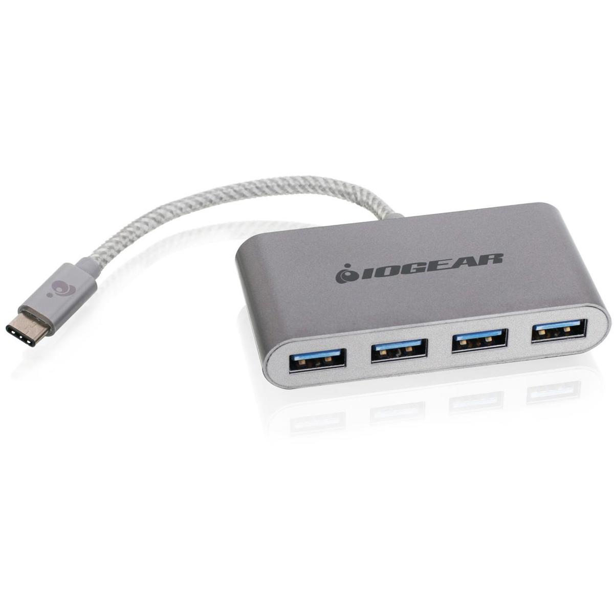 Image of IOGEAR HUB-C USB-C to 4-port USB-A Hub