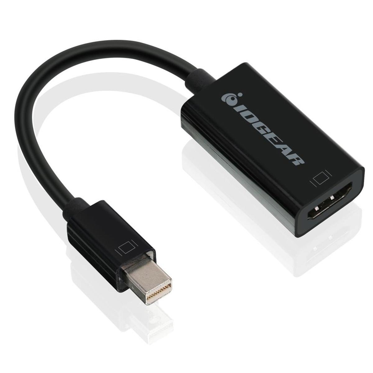 

IOGEAR GMDPHD4KA 3.5" Active Mini DisplayPort to HDMI Adapter with 4K Support