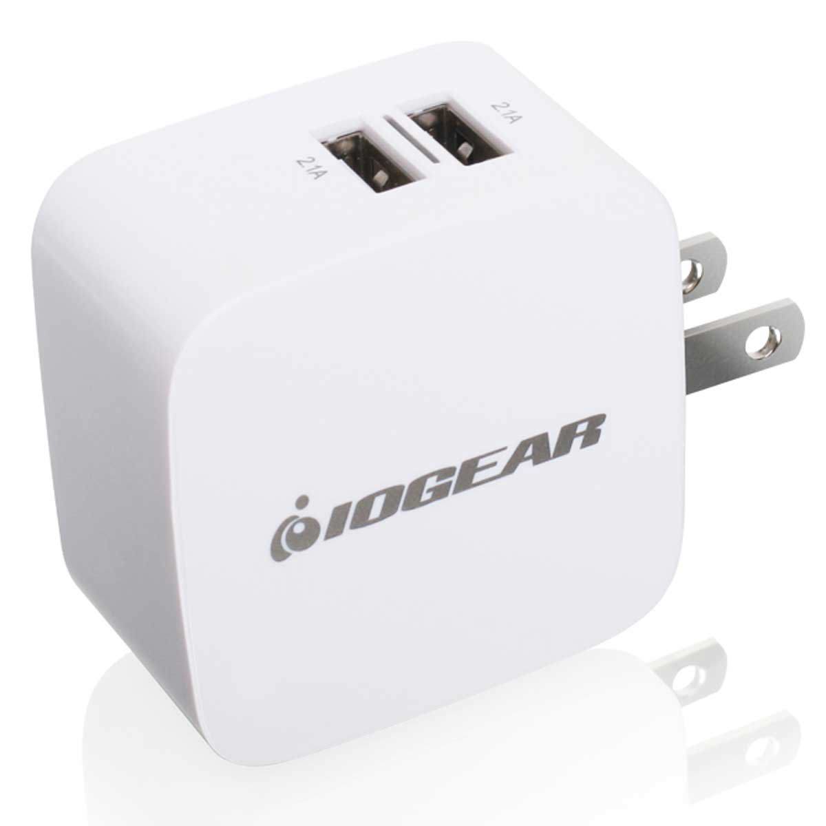 

IOGEAR GearPower Dual USB 4.2A (20W) Wall Charger for iPod/iPhone/iPad