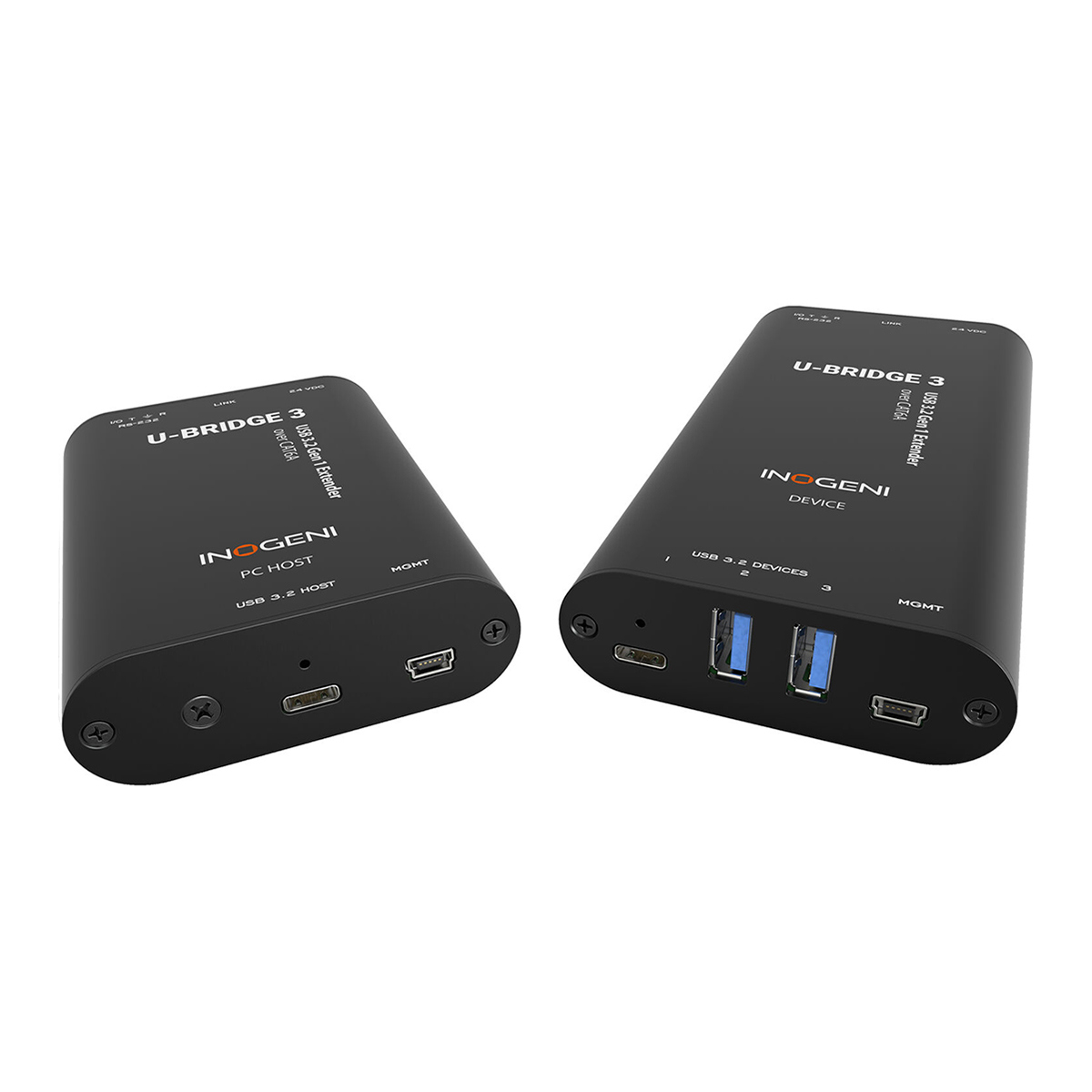 

INOGENI U-BRIDGE 3 USB 3.2 Gen 1 PC Host and Device Extender, Black