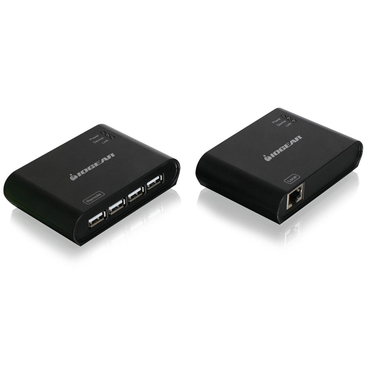 

IOGEAR GUCE64 USB 2.0 4-Port BoostLinq Ethernet Extender Kit