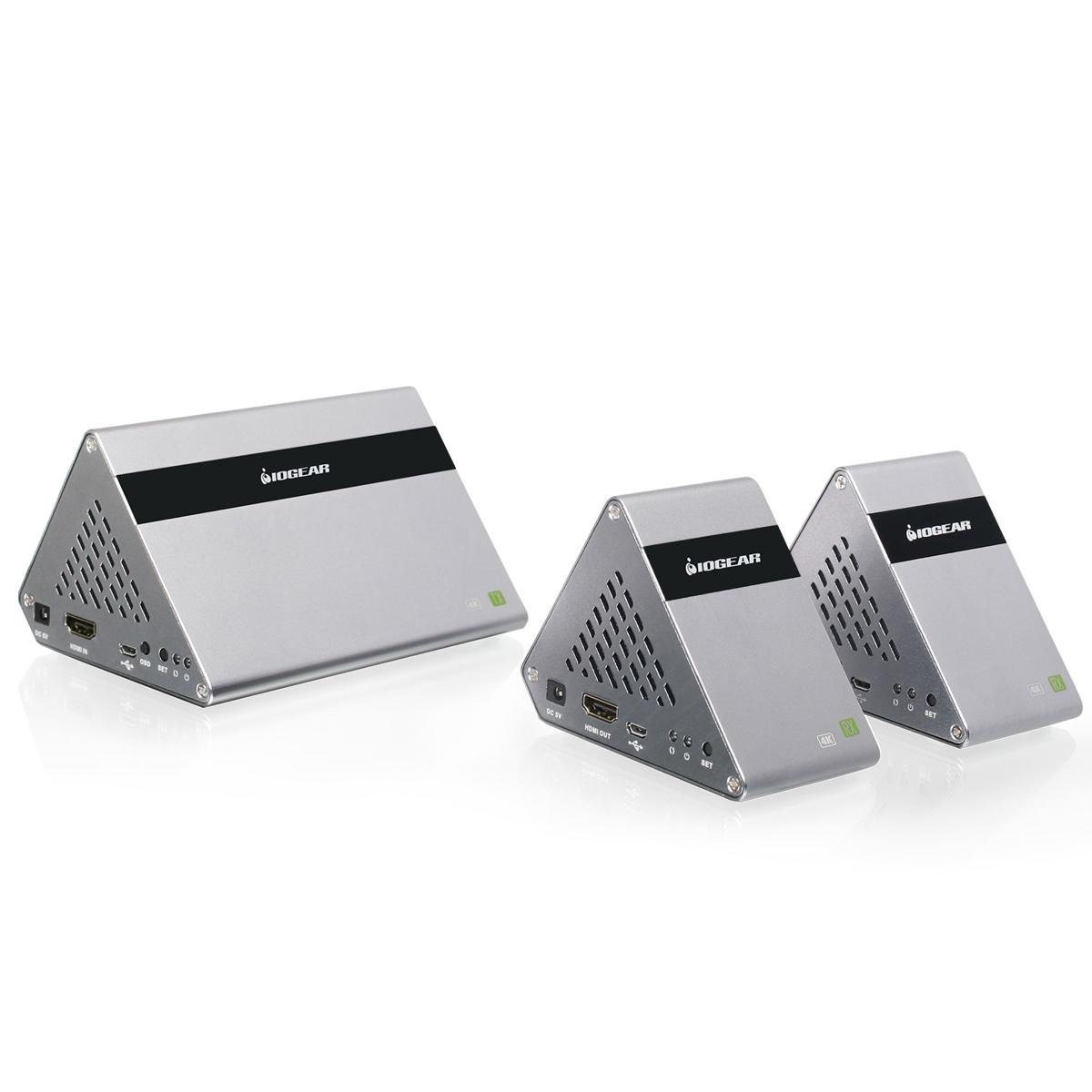 

IOGEAR Ultra-Fast 60GHz Wireless 4K UHD Transmitter & Receiver Kit for 2 TVs