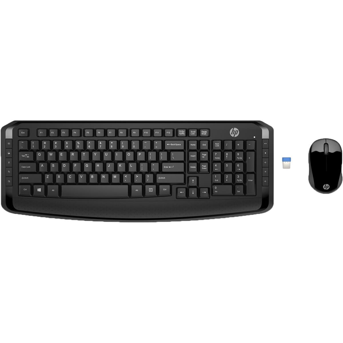 Image of HP Wireless Keyboard and Mouse 300 Combo