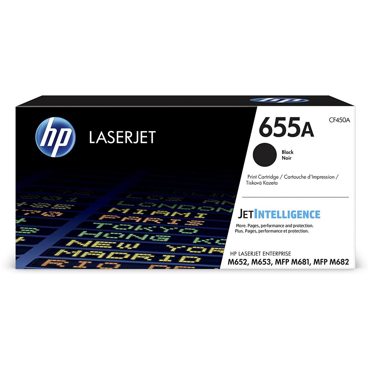 

HP 655A Black Original Laser Toner Cartridge for LaserJet Enterprise Printers