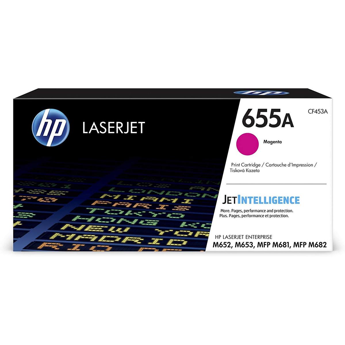 

HP 655A Magenta Original Laser Toner Cartridge for LaserJet Enterprise Printers